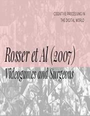 rosser et al 2007